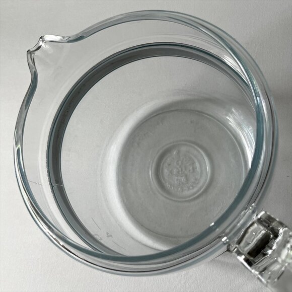 Vintage Pyrex Flameware Percolator 7756-B 6-Cup Clear Glass Coffee Pot with Lid - Picture 3 of 8